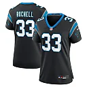 Zennovawear Robert Rochell Carolina Panthers Women's Team Game Jersey - Black