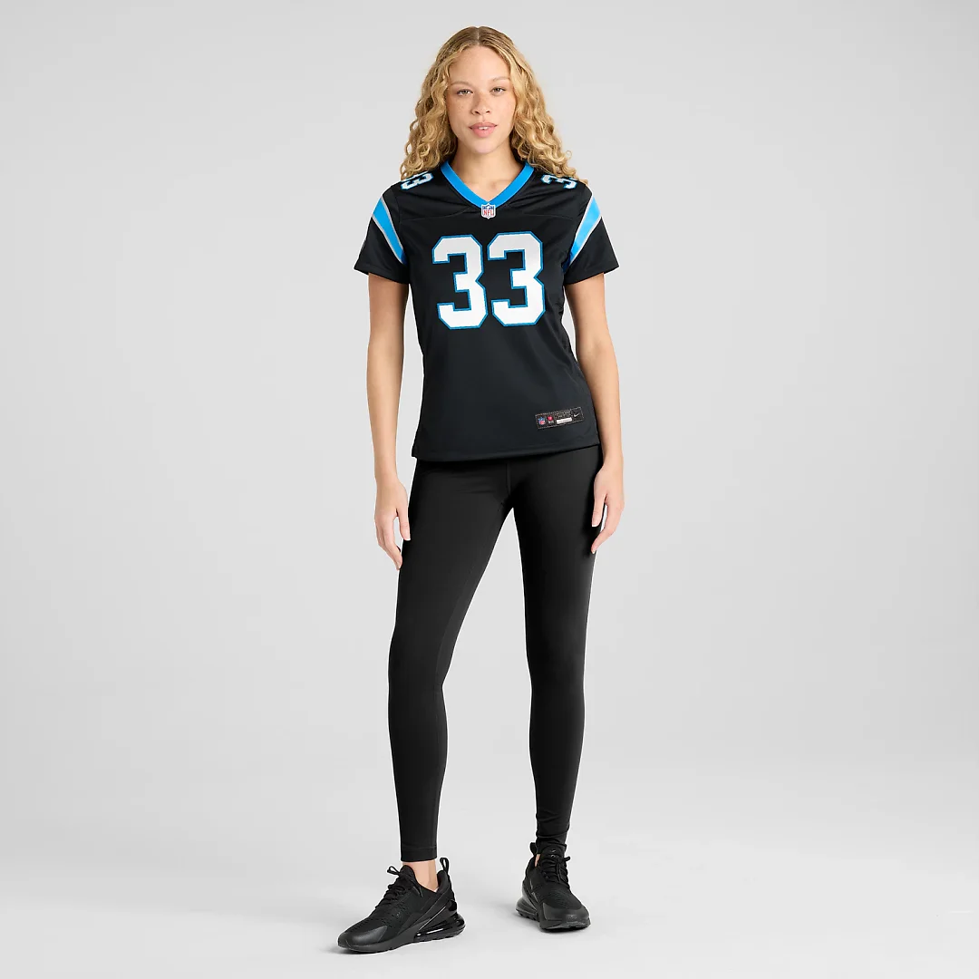Zennovawear Robert Rochell Carolina Panthers Women's Team Game Jersey - Black