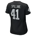Zennovawear Robert Spillane Las Vegas Raiders Women's Game Player Jersey - Black