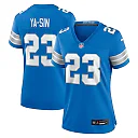 Zennovawear Rock Ya-Sin Detroit Lions Women's Team Game Jersey - Blue