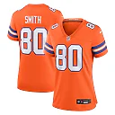 Zennovawear Rod Smith Denver Broncos Women's Mile High Collection 1977 Throwback Retired Player Game Jersey - Orange