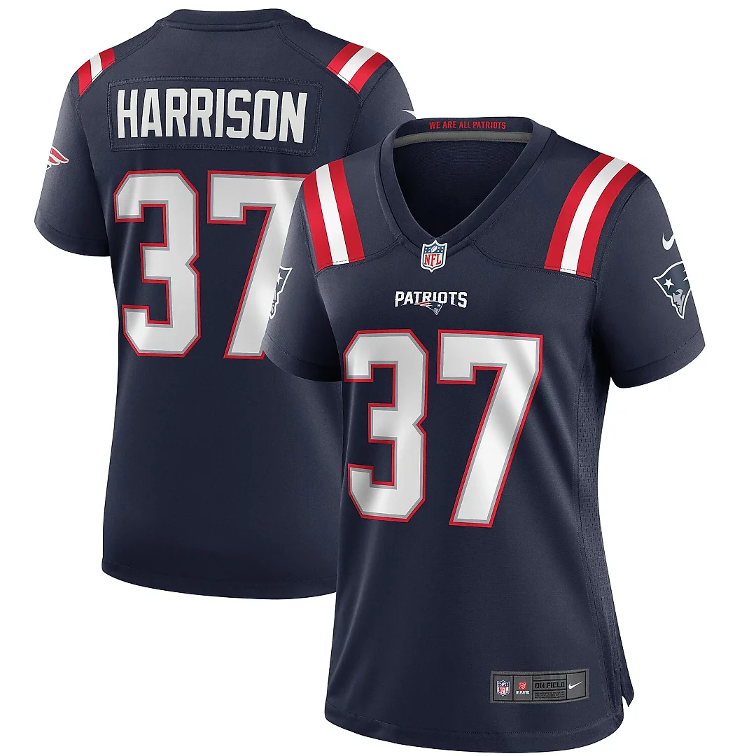Zennovawear Rodney Harrison New England Patriots Women's Game Retired Player Jersey - Navy