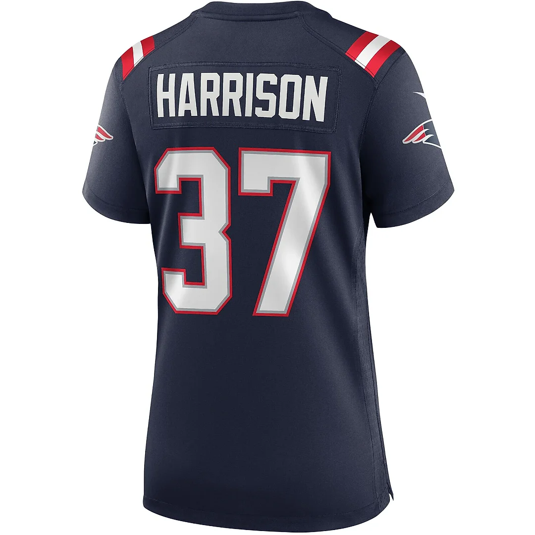Zennovawear Rodney Harrison New England Patriots Women's Game Retired Player Jersey - Navy