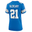 Zennovawear Roger McCreary Detroit Lions Women's Team Game Jersey - Blue