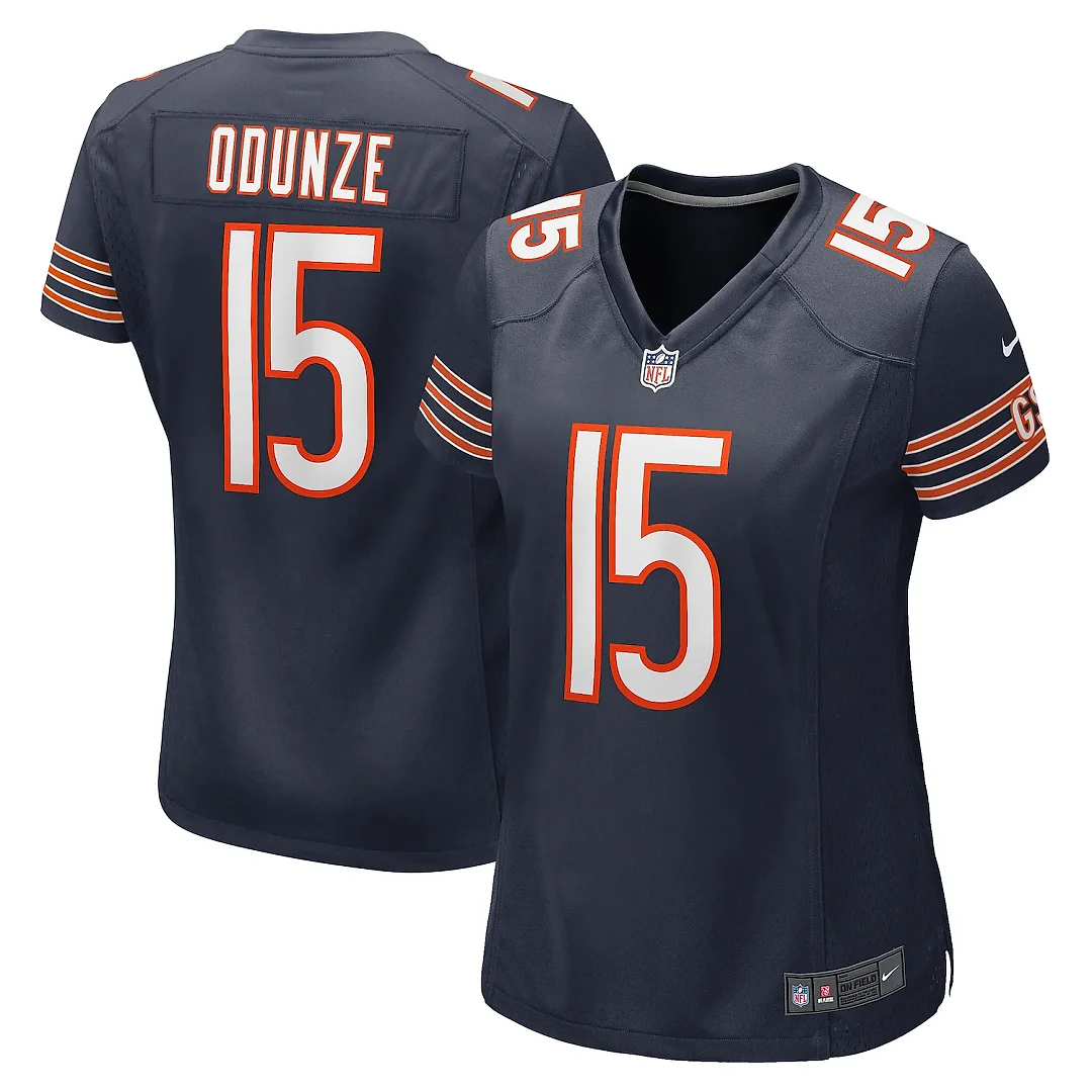 Zennovawear Rome Odunze Chicago Bears Women's Game Jersey - Navy