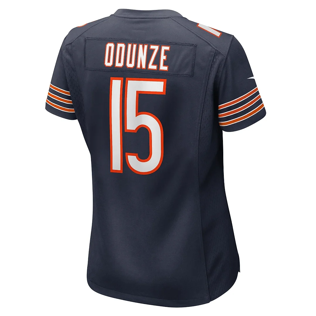 Zennovawear Rome Odunze Chicago Bears Women's Game Jersey - Navy