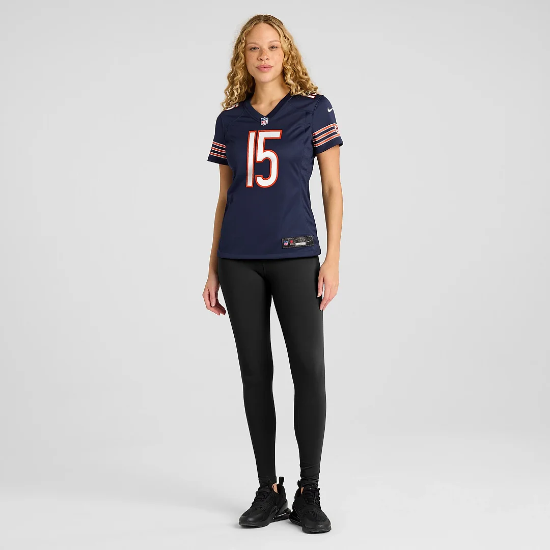 Zennovawear Rome Odunze Chicago Bears Women's Game Jersey - Navy