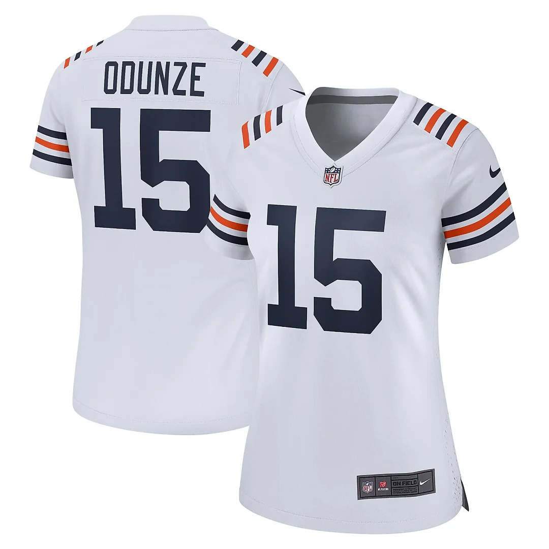 Zennovawear Rome Odunze Chicago Bears Women's Alternate Game Jersey - White