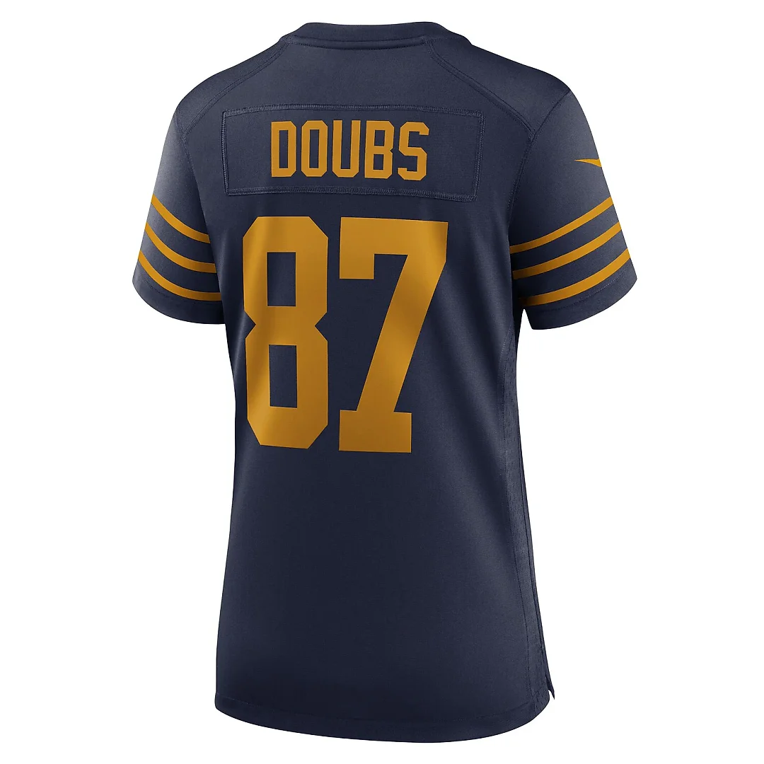 Zennovawear Romeo Doubs Green Bay Packers Women's The 1923 Classic Game Jersey - Navy