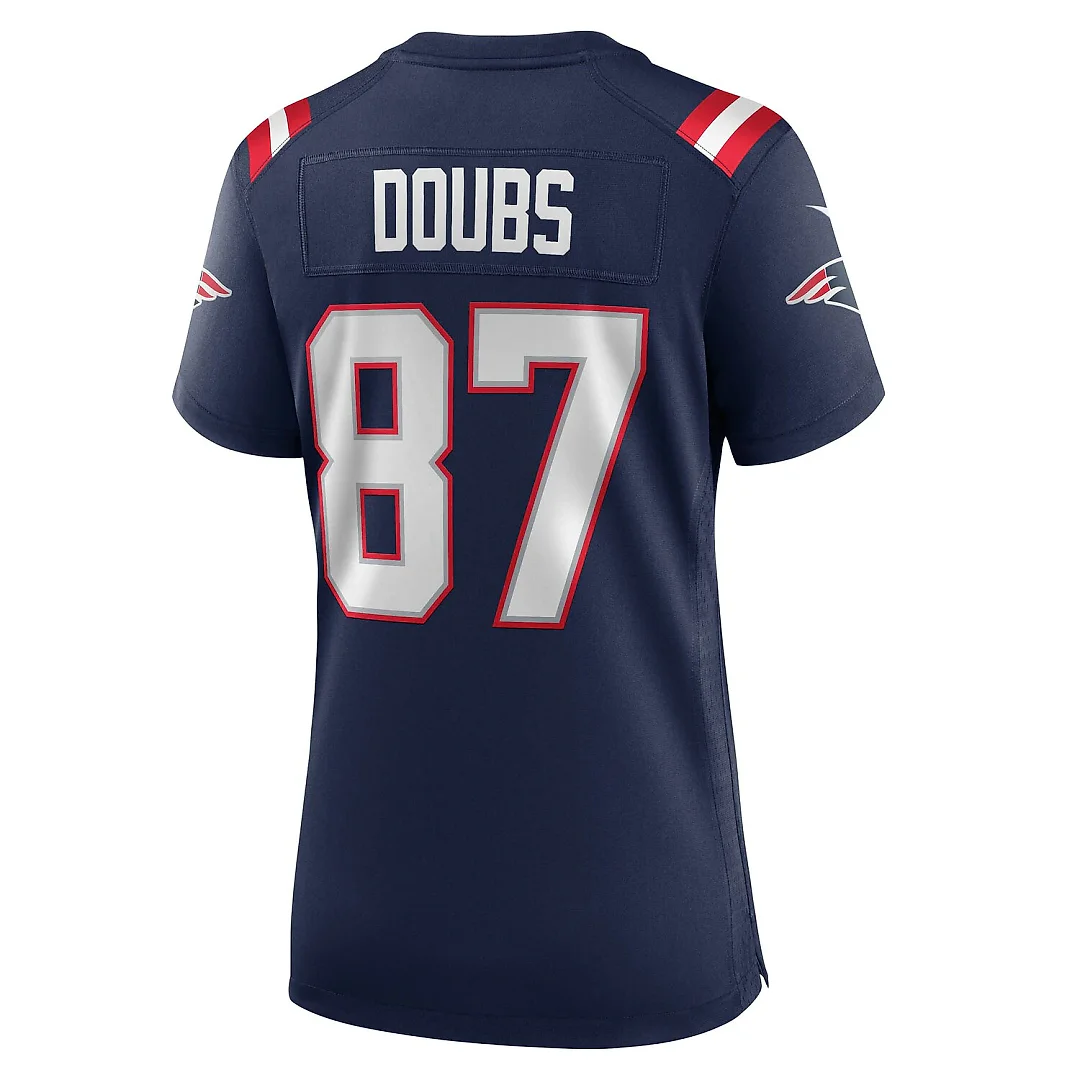 Zennovawear Romeo Doubs New England Patriots Women's Game Jersey - Navy