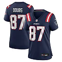 Zennovawear Romeo Doubs New England Patriots Women's Game Jersey - Navy