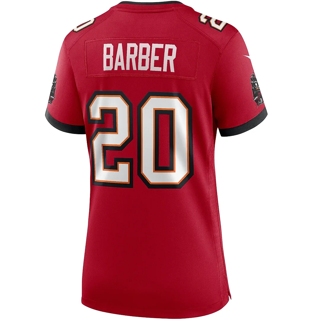Zennovawear Ronde Barber Tampa Bay Buccaneers Women's Game Retired Player Jersey - Red