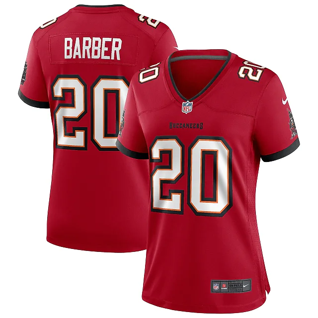 Zennovawear Ronde Barber Tampa Bay Buccaneers Women's Game Retired Player Jersey - Red