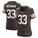 Zennovawear Ronnie Hickman Cleveland Browns Women's Team Game Jersey - Brown