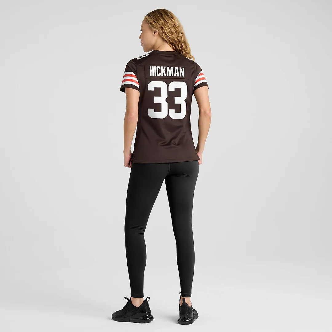 Zennovawear Ronnie Hickman Cleveland Browns Women's Team Game Jersey - Brown