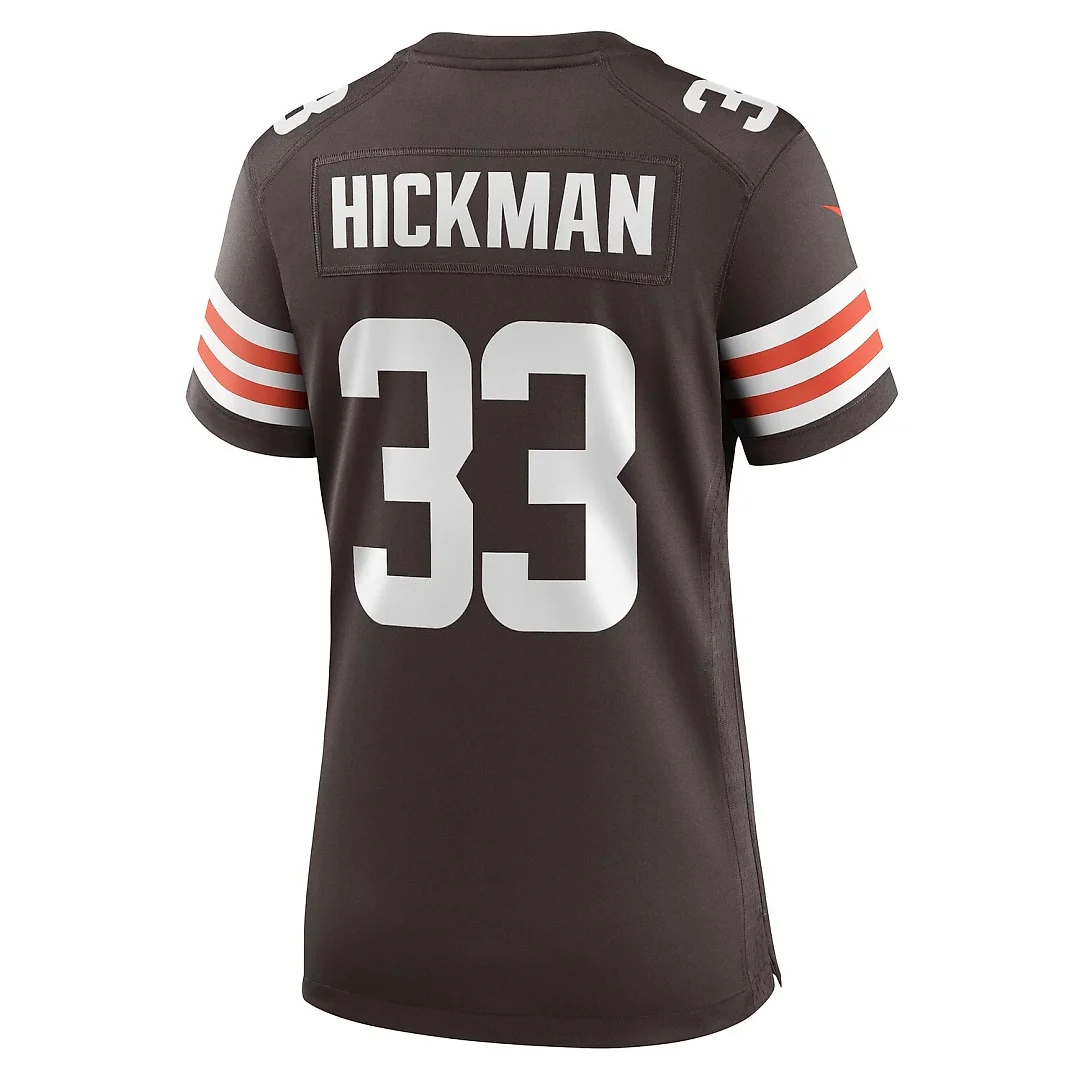 Zennovawear Ronnie Hickman Cleveland Browns Women's Team Game Jersey - Brown