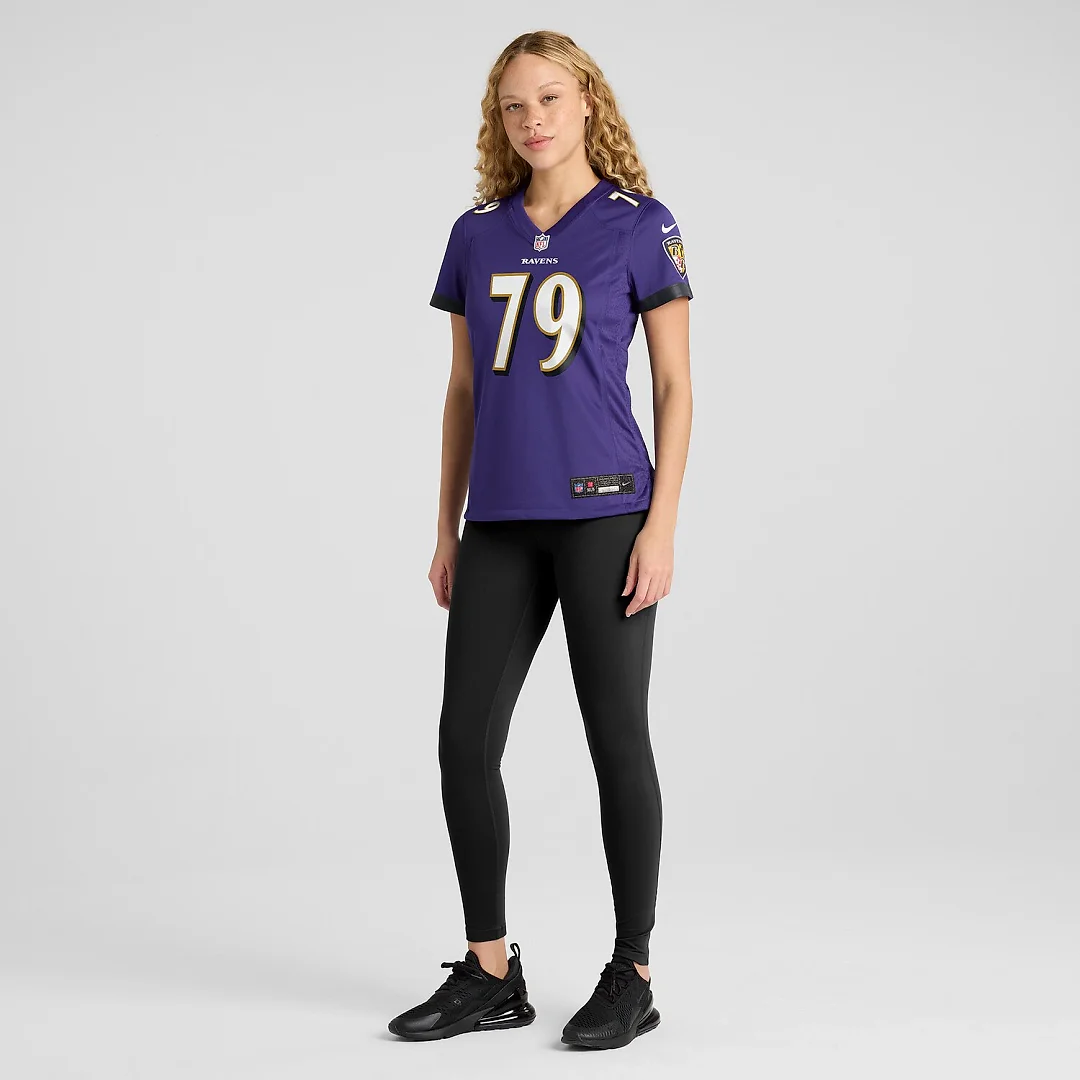 Zennovawear Ronnie Stanley Baltimore Ravens Women's Game Jersey - Purple