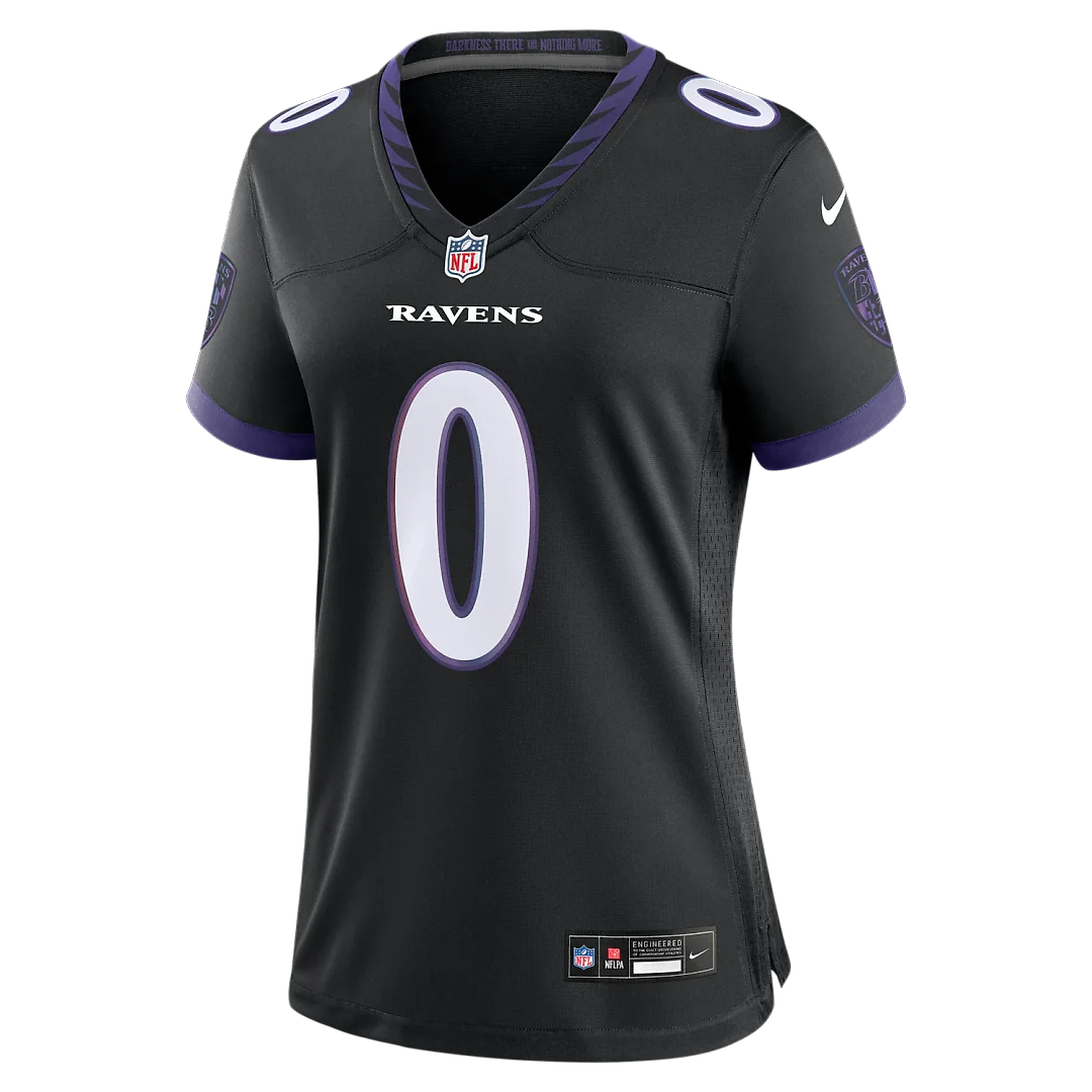 Zennovawear Roquan Smith Baltimore Ravens Women's Alternate Game Jersey - Black