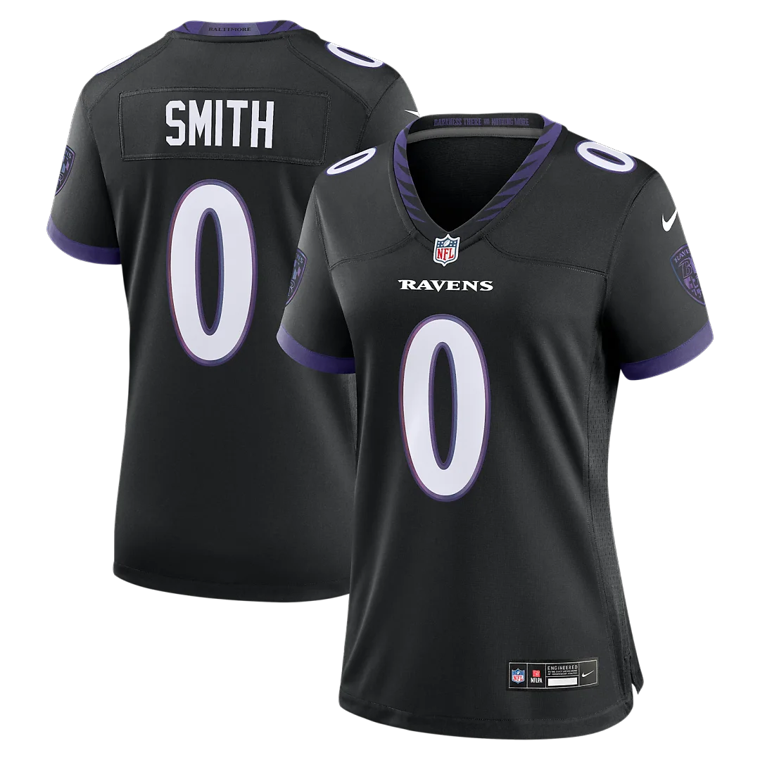 Zennovawear Roquan Smith Baltimore Ravens Women's Alternate Game Jersey - Black