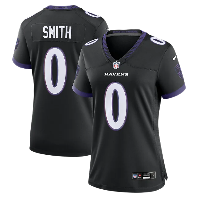 Zennovawear Roquan Smith Baltimore Ravens Women's Alternate Game Jersey - Black