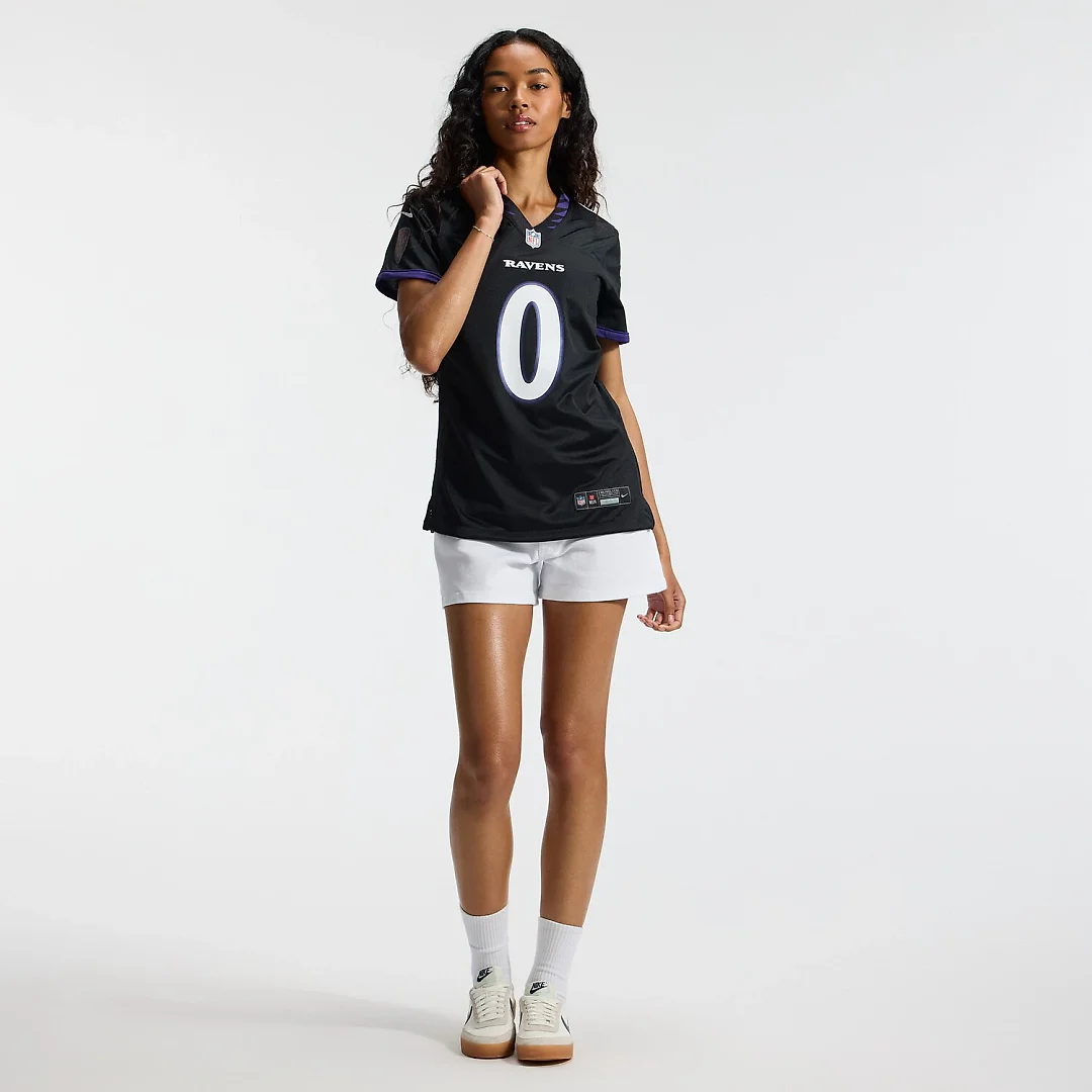Zennovawear Roquan Smith Baltimore Ravens Women's Alternate Game Jersey - Black
