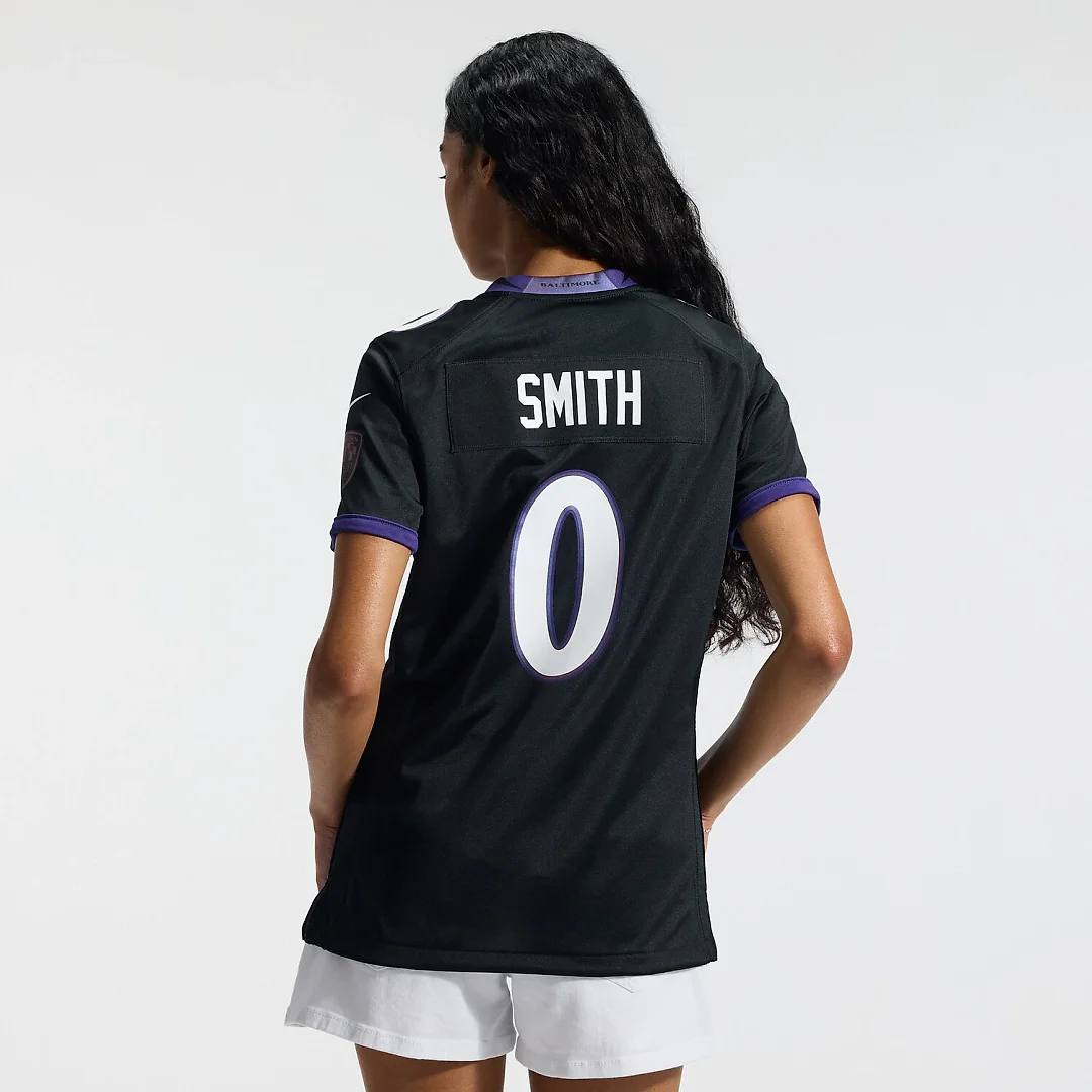 Zennovawear Roquan Smith Baltimore Ravens Women's Alternate Game Jersey - Black
