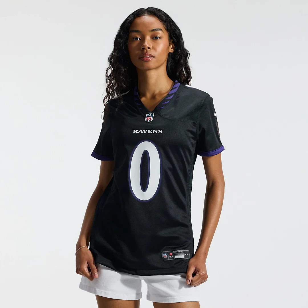 Zennovawear Roquan Smith Baltimore Ravens Women's Alternate Game Jersey - Black