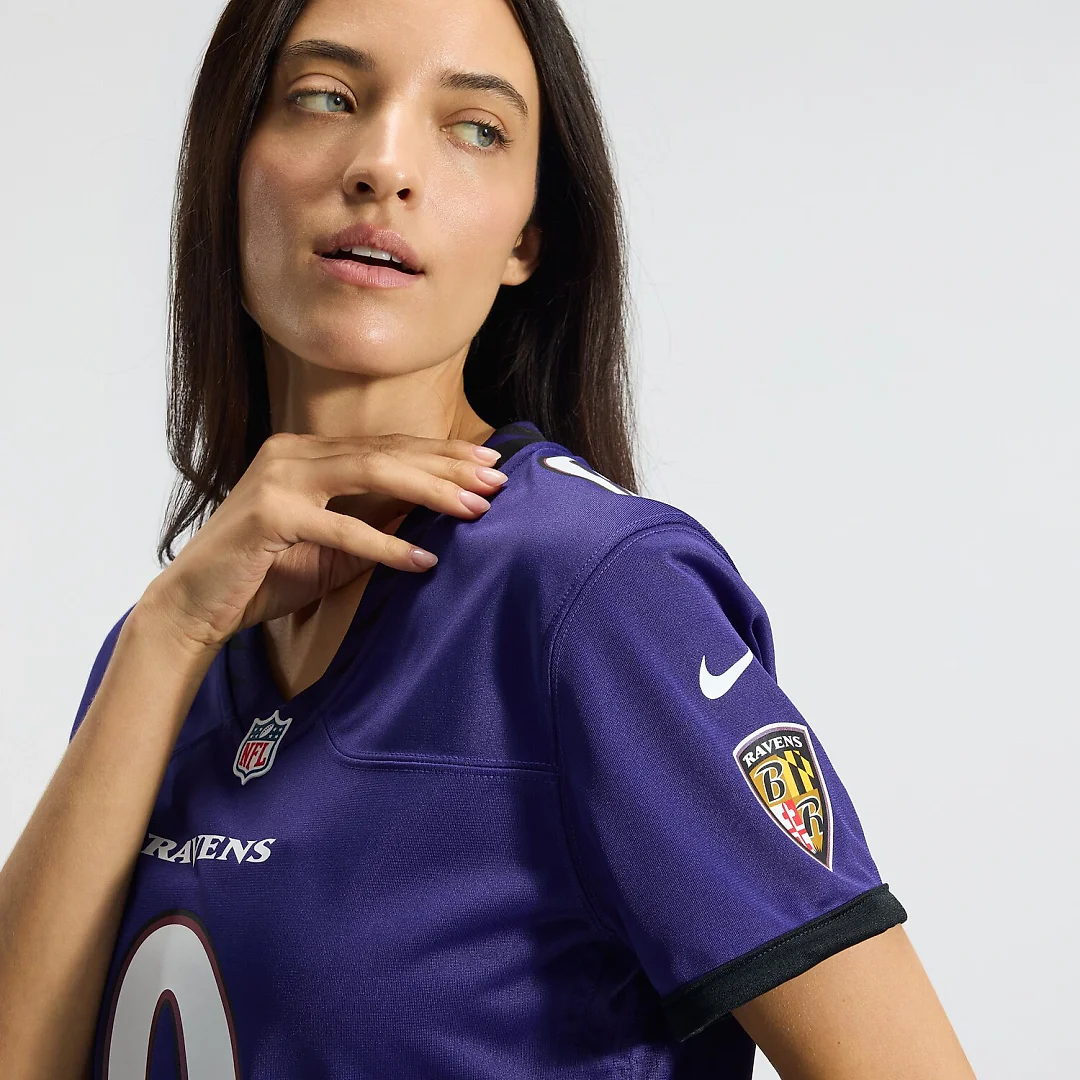 Zennovawear Roquan Smith Baltimore Ravens Women's Team Game Jersey - Purple