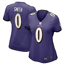 Zennovawear Roquan Smith Baltimore Ravens Women's Team Game Jersey - Purple