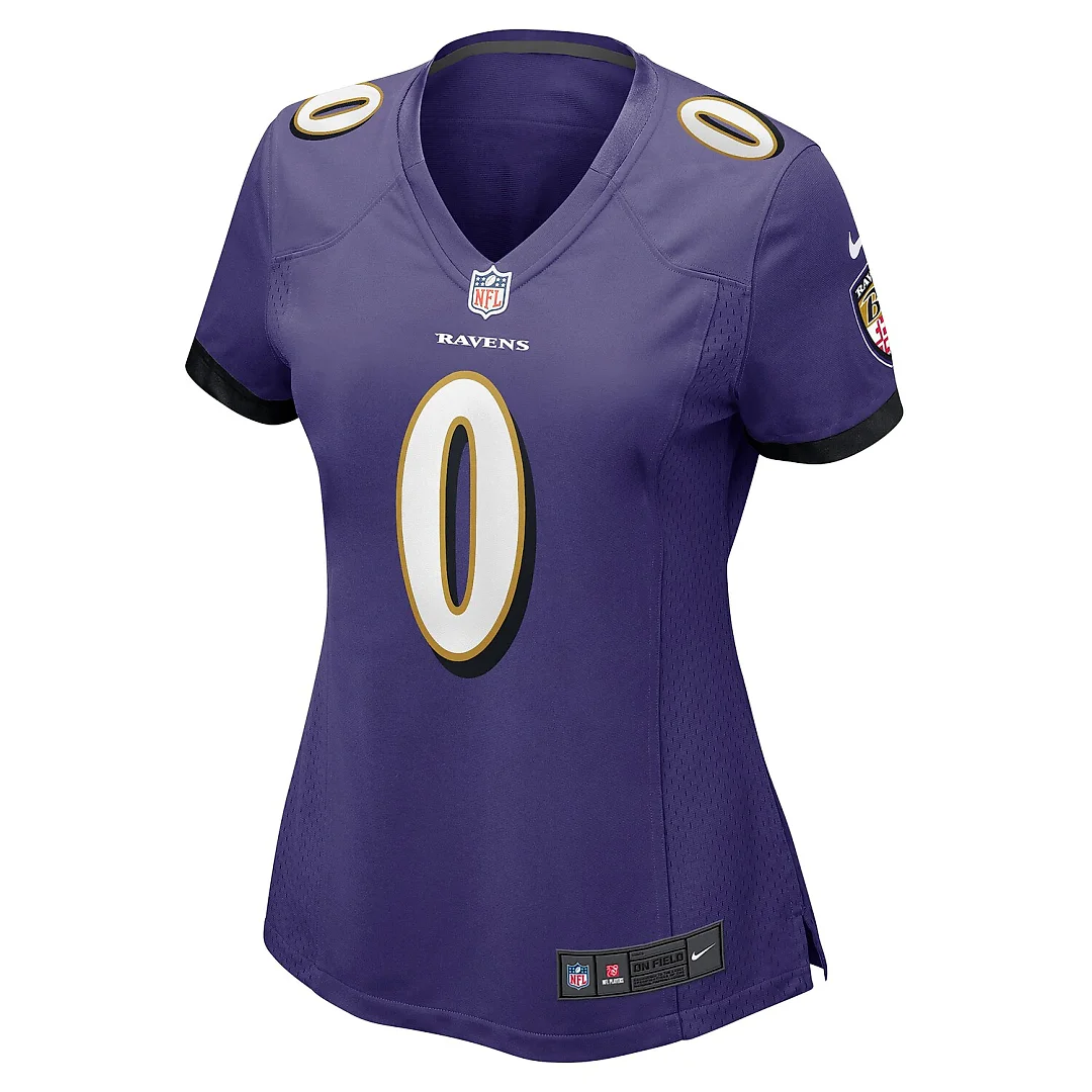 Zennovawear Roquan Smith Baltimore Ravens Women's Team Game Jersey - Purple