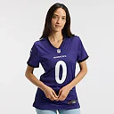 Zennovawear Roquan Smith Baltimore Ravens Women's Team Game Jersey - Purple