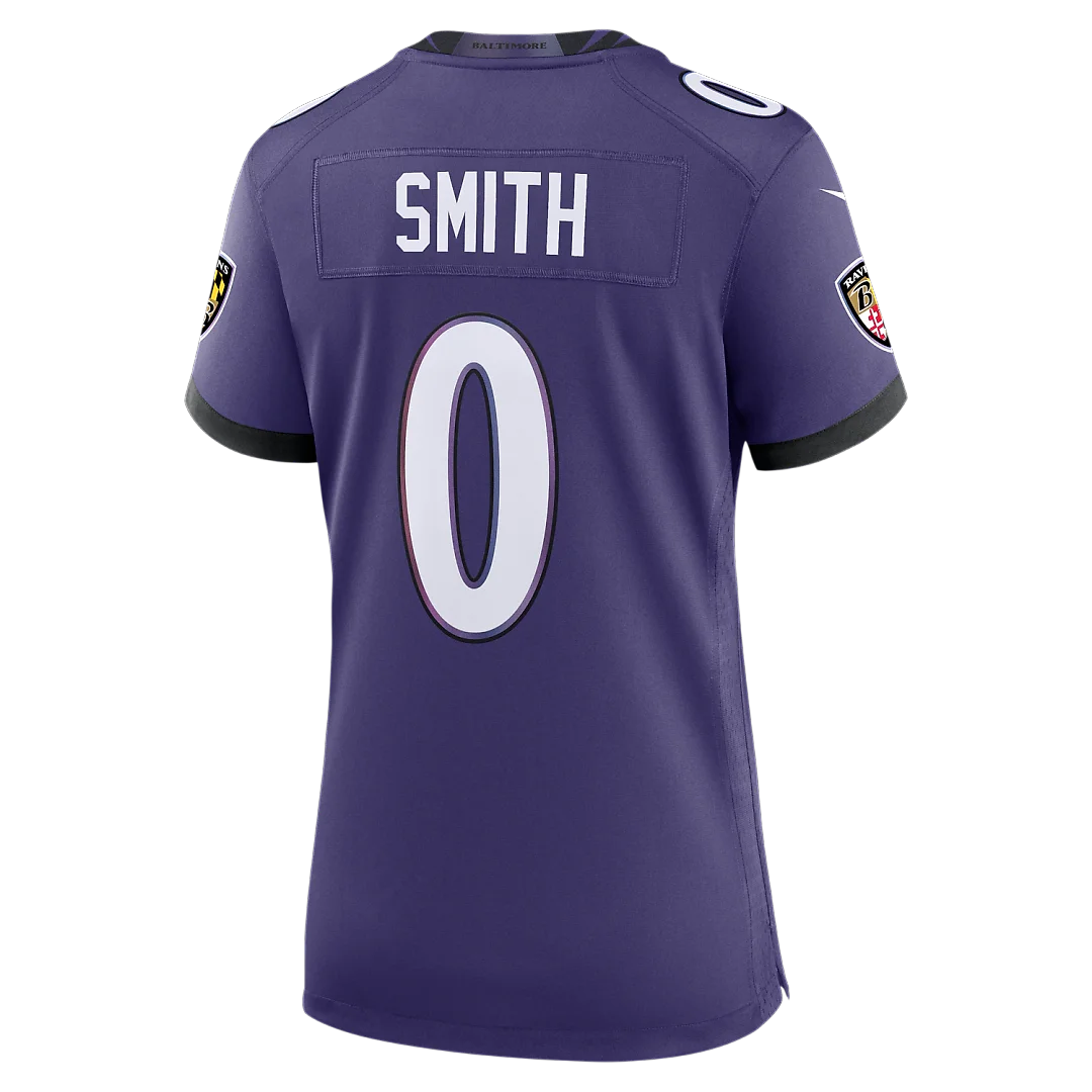 Zennovawear Roquan Smith Baltimore Ravens Women's Team Game Jersey - Purple