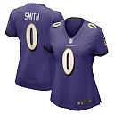 Zennovawear Roquan Smith Baltimore Ravens Women's Team Game Jersey - Purple