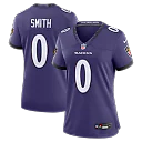 Zennovawear Roquan Smith Baltimore Ravens Women's Team Game Jersey - Purple