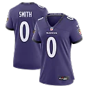 Zennovawear Roquan Smith Baltimore Ravens Women's Team Game Jersey - Purple