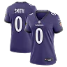 Zennovawear Roquan Smith Baltimore Ravens Women's Team Game Jersey - Purple