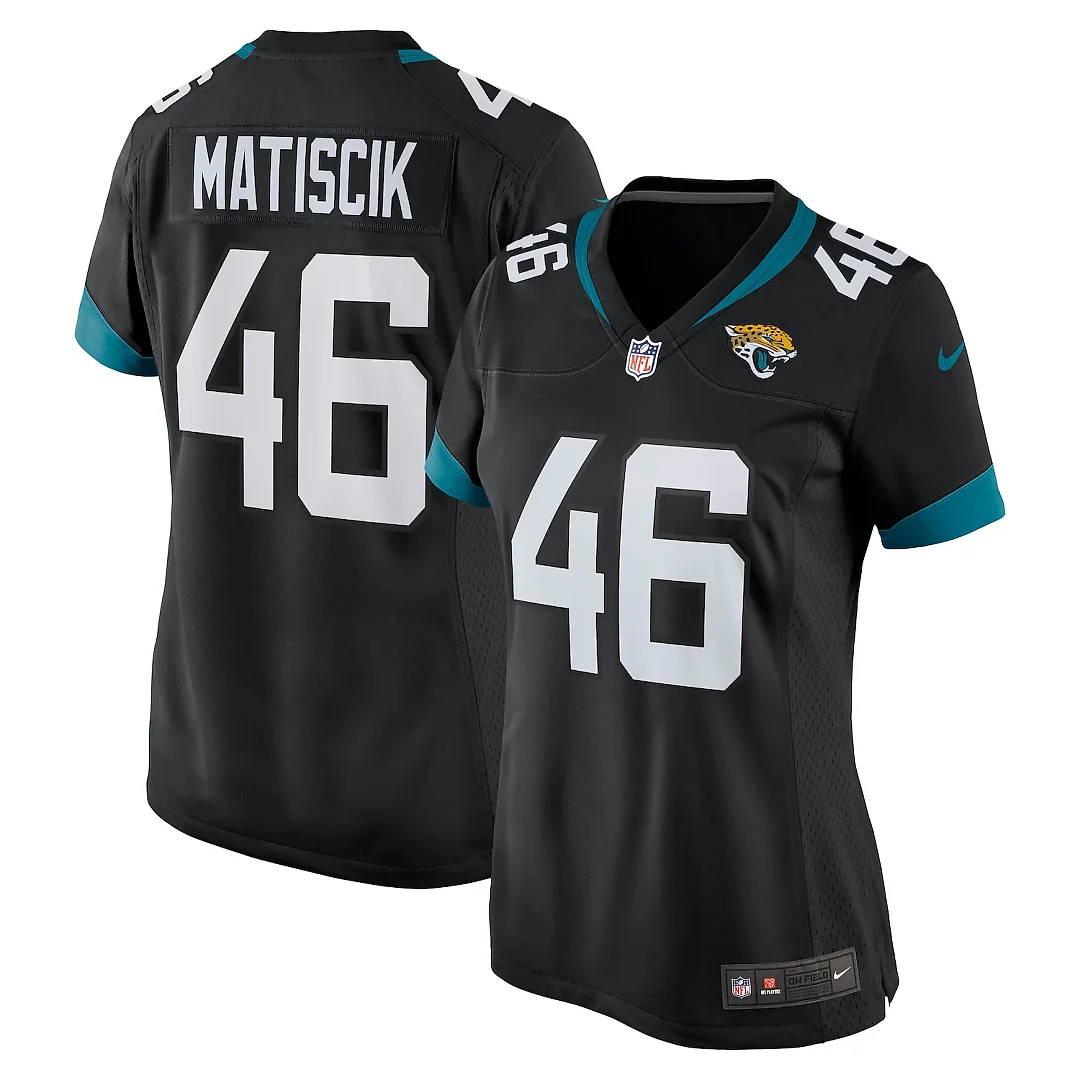 Zennovawear Ross Matiscik Jacksonville Jaguars Women's Game Jersey - Black