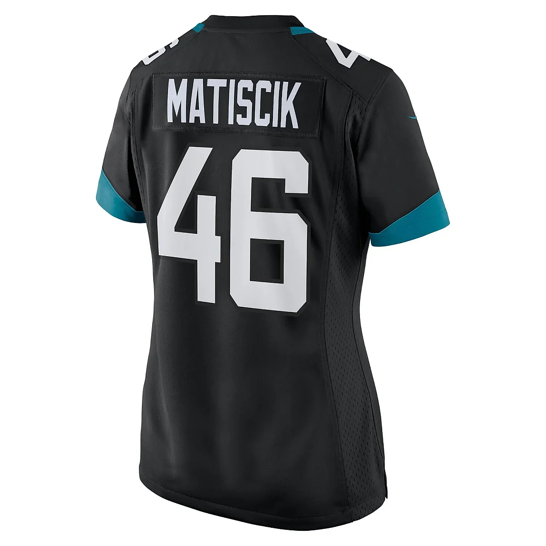 Zennovawear Ross Matiscik Jacksonville Jaguars Women's Game Jersey - Black