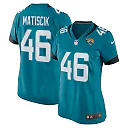 Zennovawear Ross Matiscik Jacksonville Jaguars Women's Game Jersey - Teal