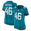Zennovawear Ross Matiscik Jacksonville Jaguars Women's Game Jersey - Teal