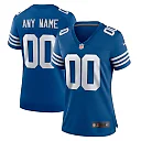 Zennovawear Indianapolis Colts Women's Alternate Custom Jersey - Royal
