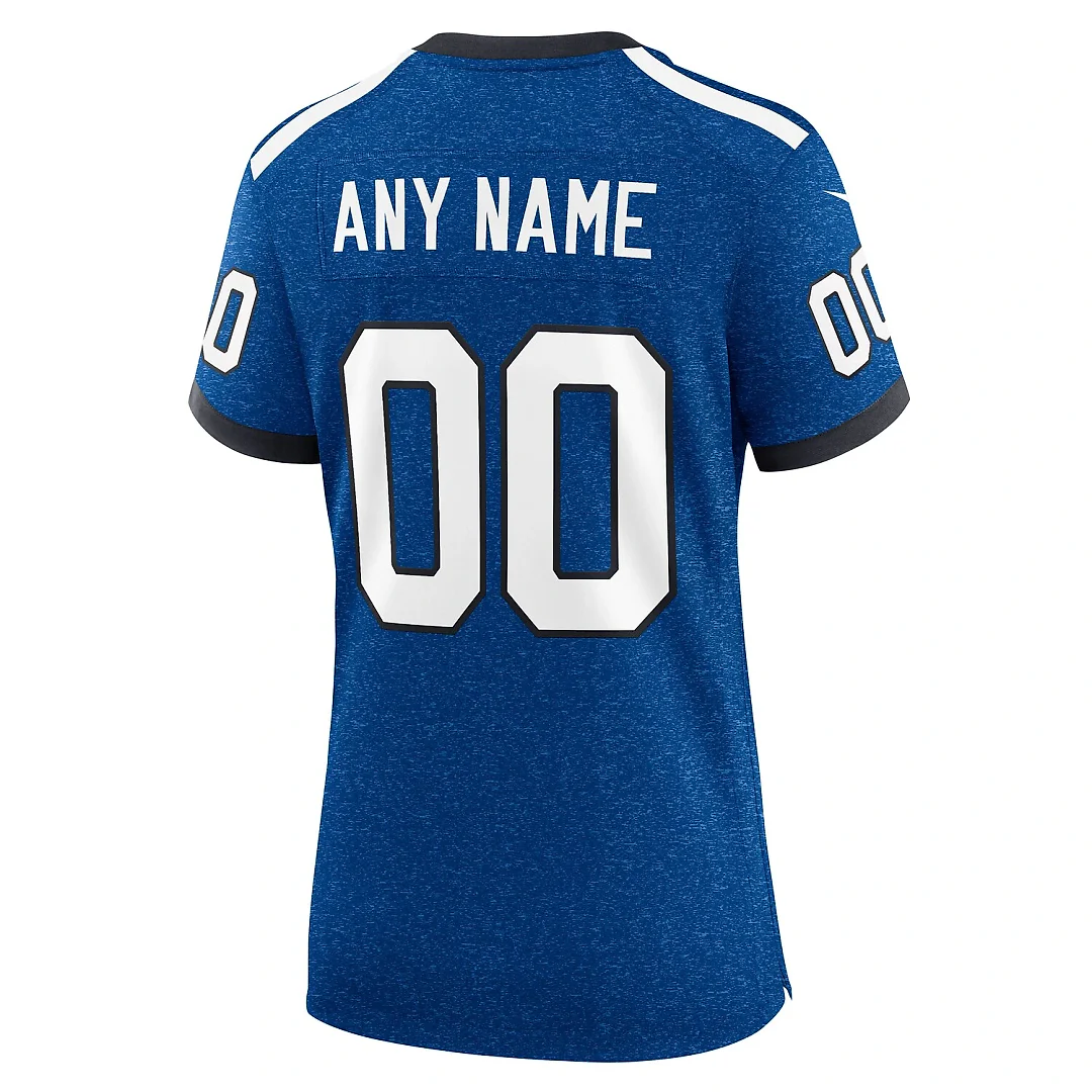 Zennovawear Indianapolis Colts Women's Indiana Nights Alternate Custom Game Jersey - Royal