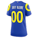 Zennovawear Los Angeles Rams Women's Custom Game Jersey - Royal