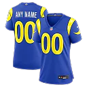 Zennovawear Los Angeles Rams Women's Custom Game Jersey - Royal
