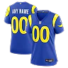 Zennovawear Los Angeles Rams Women's Custom Game Jersey - Royal