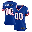 Zennovawear New York Giants Women's Classic Custom Game Jersey - Royal