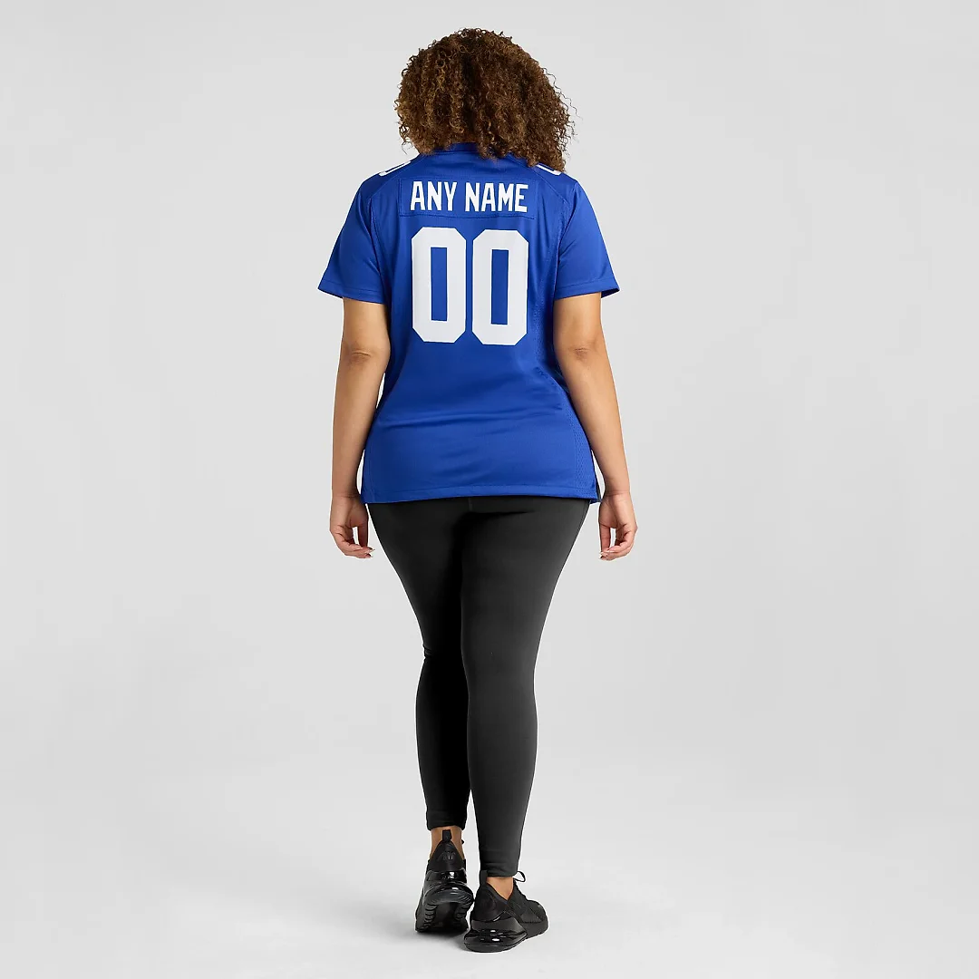 Zennovawear New York Giants Women's Custom Jersey - Royal