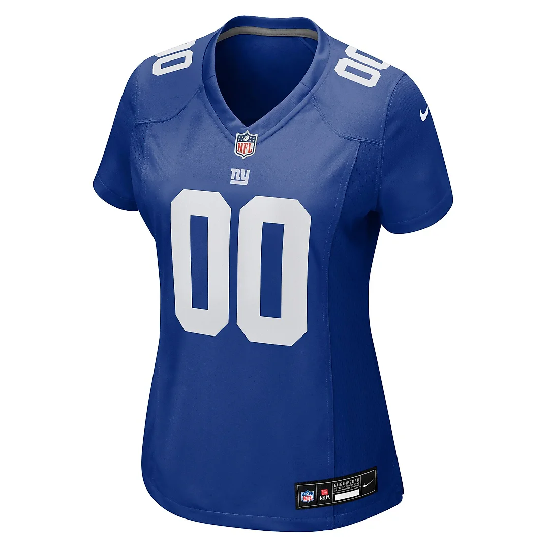 Zennovawear New York Giants Women's Custom Jersey - Royal