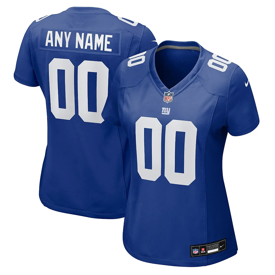 Zennovawear New York Giants Women's Custom Jersey - Royal