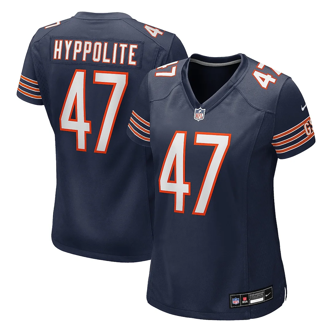 Zennovawear Ruben Hyppolite II Chicago Bears Women's Team Game Jersey - Navy